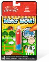 Piešimo rinkinys Melissa & Doug Water Wow Farm, raudona sp./geltona sp./žalia sp.
