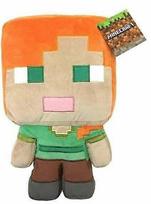 Pliušinis žaislas Minecraft Alex, žalia sp./oranžinė sp., 40 cm