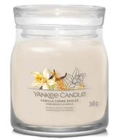Žvakė, aromatinė Yankee Candle Signature Vanilla Crème Brûlée, 35 - 50 h, 368 g, Ruda sp.