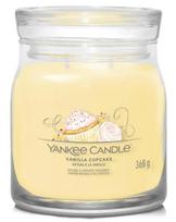 Žvakė, aromatinė Yankee Candle Signature Vanilla Cupcake, 35 - 50 h, 368 g, geltona sp.