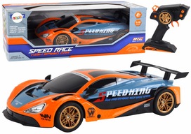 Rc automobilis Lean Toys Speed Race High Speed, 1:10, oranžinė sp.