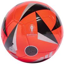 Futbolo kamuolys Adidas Euro24 IN9375, 5 dydis, sidabro sp./juoda sp./raudona sp.