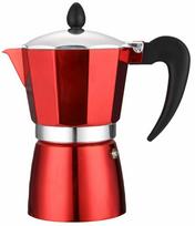 Moka kavinukas Rosberg R51173BP6, 0.45 l, raudona sp.