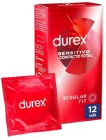 Prezervatyvai Durex Sensitive Total Contact, 56 mm, 12 vnt.