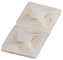 Kabelių dėtuvė Haupa Self Adhesive Sockets, 19 x 10 mm, 100 vnt., balta sp.