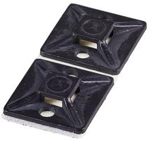 Kabelių dėtuvė Haupa Self Adhesive Sockets 262161, 19 x 19 mm, 100 vnt., juoda sp.