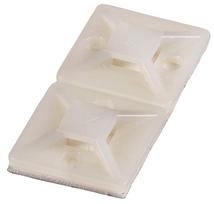 Kabelių dėtuvė Haupa Self Adhesive Sockets 262162, 28 x 28 mm, 100 vnt., balta sp.