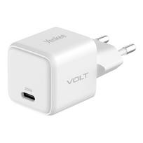Adapteris Yenkee, 1 x USB Type C, balta sp., 20 W
