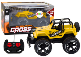 Rc visureigis Lean Toys Cross Country, 1:18, geltona sp.