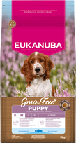 Sausas šunų maistas Eukanuba Puppy Small&Medium, žuvis, 3 kg