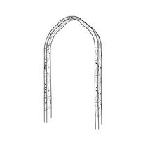 Augalo atrama Garden Center, 145 cm x 37.5 cm, 260 cm, metalas