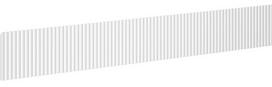 Spintelės fasadas Mexen Rivel, 1.8 cm x 120 cm, 20 cm, balta matinė sp.