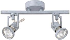 Šviestuvas nukreipiamasis Spot-Light Concreto 2727232, GU10, 2 x 50 W, pilka sp.
