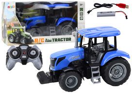 Rc traktorius Lean Toys Farm, mėlyna sp.