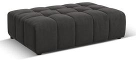 Pufas Micadoni Home Jennifer Velvet, tamsiai pilka sp., 102 cm x 80 cm x 40 cm