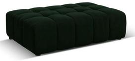 Pufas Micadoni Home Jennifer Velvet, tamsiai žalia sp., 102 cm x 80 cm x 40 cm