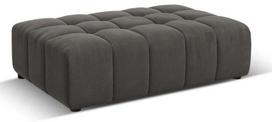 Pufas Micadoni Home Jennifer Velvet, pilka sp., 102 cm x 80 cm x 40 cm