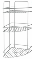 Dušo lentynėlė Metaltex Reflex, 23 cm x 53 cm x 23 cm, sidabro sp.