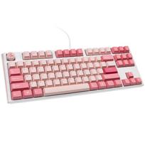 Laidinė žaidimų klaviatūra Ducky One 3 Gossamer Cherry MX Blue, EN, balta sp./rožinė sp.