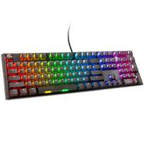 Laidinė žaidimų klaviatūra Ducky One 3 Aura Cherry MX Speed ​Silver, EN, juoda sp.