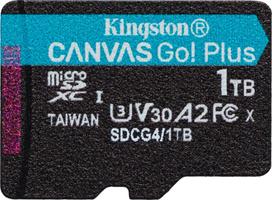 Atminties kortelė Kingston Canvas Go! Plus SDCG4/1TBSP, 1 TB, 200Mb/s