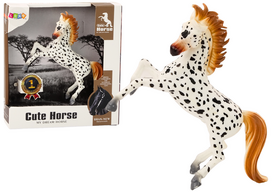 Žaislinė figūrėlė, arklys Lean Toys Cute My Dream, 14 cm, ruda sp./balta sp.