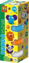 Plastilino rinkinys SES Creative FunDo Wild Animals, įvairių spalvų