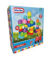 Žaislinių kaladėlių rinkinys Little Tikes Soft, 71 vnt., įvairių spalvų