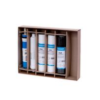 Filtravimo kasečių rinkinys ro sistemoms Ecosoft STANDARD, 10"