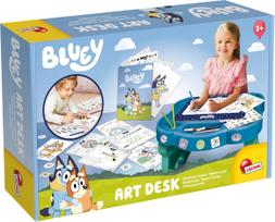 Braižymo reikmenų rinkinys Lisciani Bluey Art Desk, mėlyna sp.