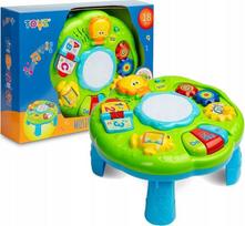 Vaikų žaidimo stalas Toyz Musical Zoo, 17.7 cm, mėlyna sp./žalia sp.