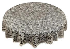 Staltiesė apvali GB01-3, smėlio sp., 110 x 110 cm