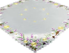 Staltiesė kvadratinė OH-245-B, geltona sp./žalia sp./pilka sp., 85 x 85 cm