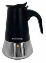 Moka kavinukas Klausberg KB 7844, juoda sp./chromo sp.