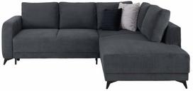 Kampinė sofa - lova Martinez, tamsiai pilka sp., 260 x 215 cm x 90 cm