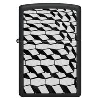 Žiebtuvėlis Zippo 48795, balta sp./juoda sp.