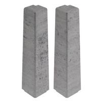 Išorinis grindjuostės kampas Cezar MasterLine80 836145, 1.72 cm x 8.15 cm, pilka sp., 2 vnt.