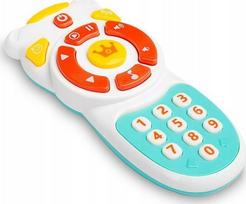 Interaktyvus žaislas, žaislinis tv pultelis Toyz, 16.5 cm, mėlyna sp./balta sp.