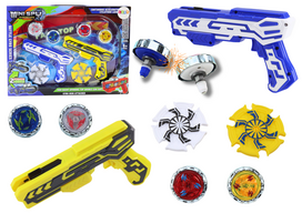 Žaislinių ginklų rinkinys, su priedais Lean Toys Mini Spy Mėlyna sp./Geltona sp.