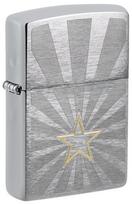 Žiebtuvėlis Zippo Star 48657, sidabro sp.
