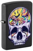 Žiebtuvėlis Zippo Skull Moon 48737, juoda sp./įvairių spalvų