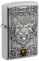 Žiebtuvėlis Zippo Wolf Emblem 48690, sidabro sp.