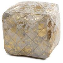 Pufas Kayoom Lavish 210, aukso sp./dramblio kaulo sp., 45 cm x 45 cm x 45 cm