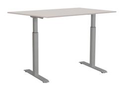Rašomasis stalas reguliuojamo aukščio Sun-Flex EasyDesk Adapt III, 140 cm x 80 cm, 70 - 120 cm, balta sp./pilka sp.