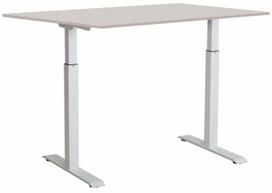 Rašomasis stalas reguliuojamo aukščio Sun-Flex EasyDesk Adapt III, 160 cm x 80 cm, 70 - 120 cm, balta sp./pilka sp.