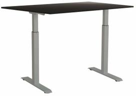 Rašomasis stalas reguliuojamo aukščio Sun-Flex EasyDesk Adapt III, 140 cm x 80 cm, 70 - 120 cm, balta sp./juoda sp.