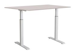 Rašomasis stalas reguliuojamo aukščio Sun-Flex EasyDesk Adapt III, 120 cm x 80 cm, 70 - 120 cm, balta sp./pilka sp.