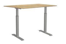 Rašomasis stalas reguliuojamo aukščio Sun-Flex EasyDesk Adapt III, 120 cm x 80 cm, 70 - 120 cm, balta sp./beržo sp.