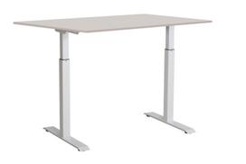 Rašomasis stalas reguliuojamo aukščio Sun-Flex EasyDesk Adapt III, 140 cm x 80 cm, 70 - 120 cm, balta sp./pilka sp.