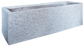 Gėlių vazonas Besk DIANA.4750959115008, stiklo pluoštas, 65 cm x 18 cm, šviesiai pilka sp.